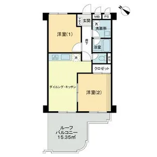 コンド川口【5階】の間取り