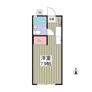 ボートハウス【2階】の間取り