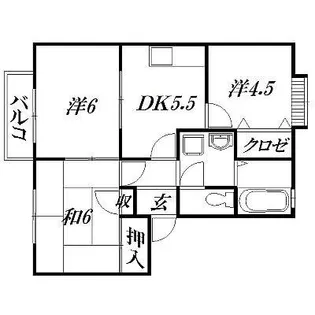 静岡県浜松市中央区半田山5【アパート】の間取り