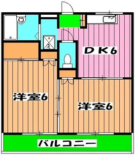 クレメゾン西船【2階】の間取り