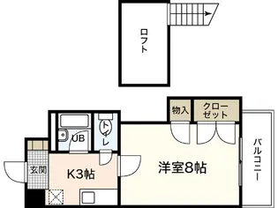 ROSE米田【4階】の間取り