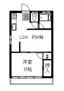 コーポみのり【1階】の間取り