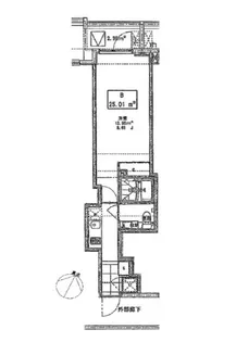 パティオ神田【7階】の間取り