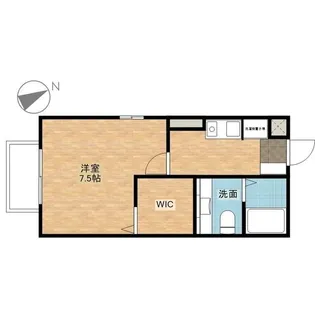 セジュールオータム【1階】の間取り