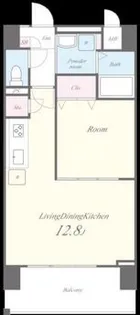 東京都大田区羽田4【マンション】の間取り