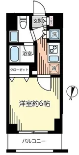 プレール・ドゥーク東京NORTHII【5階】の間取り