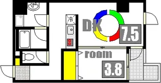 Residence Iconn KAWARAMACHI【4階】の間取り