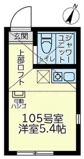 神奈川県横浜市金沢区富岡西3【アパート】の間取り