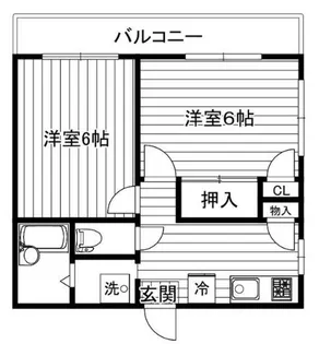 リバービュ-羽田【3階】の間取り