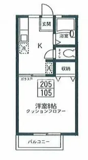 ブランシェIII【1階】の間取り