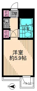 パークアベニュー府中【3階】の間取り