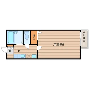 ノーブルパーク【1階】の間取り