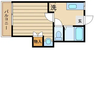 コーポかしわ【1階】の間取り