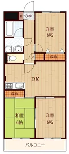 Cielo・Garden II【2階】の間取り