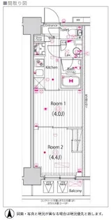 ガーラ・ステーション川崎平間【4階】の間取り