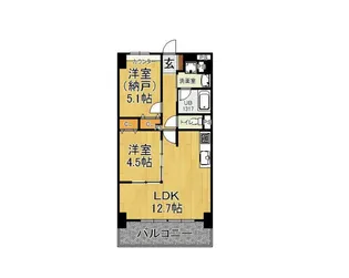貴賓館【3階】の間取り