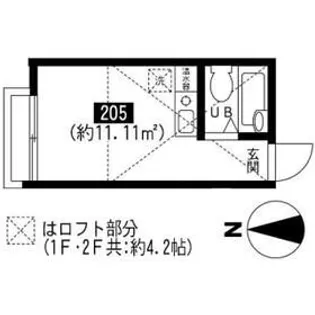 メゾン上高田【2階】の間取り