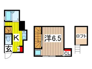 サンハイツ五番館【2階】の間取り