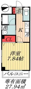 千葉県船橋市本中山1【マンション】の間取り