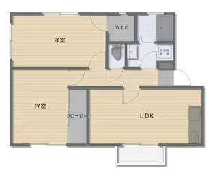 ウィンディア花水木【1階】の間取り