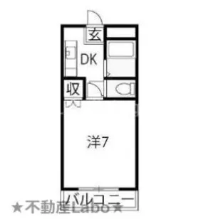 徳島県徳島市応神町古川字戎子野【マンション】の間取り