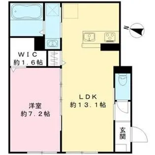 Wisteria東鶉【1階】の間取り