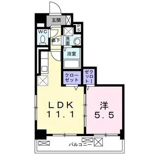 ハッピーメゾン VI【4階】の間取り