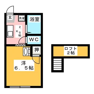 サニーライフ緑ヶ丘第4【2階】の間取り