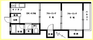 スカイハイコーポレーション【1階】の間取り