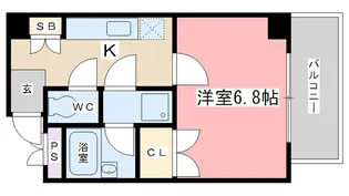 パインベルテII【3階】の間取り