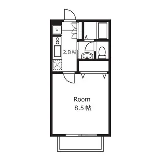 フォンティーヌ シャンテ【1階】の間取り