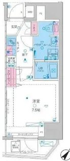 GENOVIA田端IIgreen veil【3階】の間取り