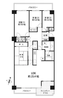セソール川崎京町ハイライズファーストピア【10階】の間取り