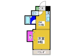ボンヌシャンス【7階】の間取り