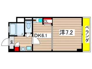 カ-サビアンカ大村【2階】の間取り