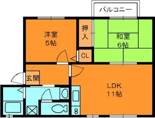 スペリオールプラザA【1階】の間取り