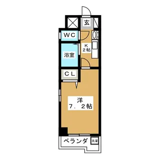 メリックス【4階】の間取り