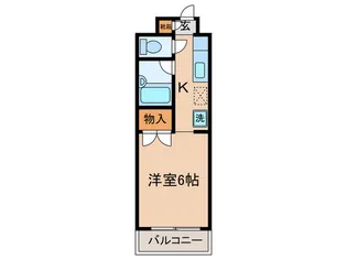 パ-クハイツ鈴木【1階】の間取り