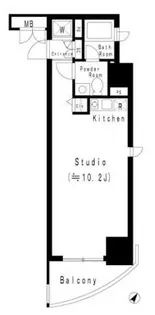MFPR代々木タワー【7階】の間取り