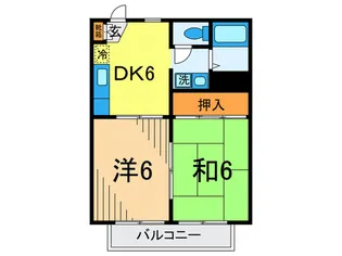 シャルムラフォーレ【1階】の間取り