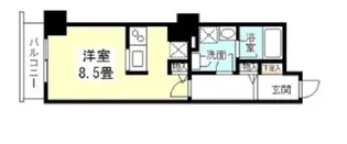 TKフラッツ渋谷【13階】の間取り