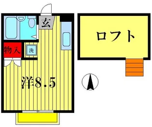 T&Tヒルズ【2階】の間取り