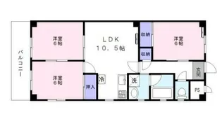 ベルパレス【2階】の間取り