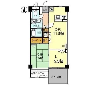 グリーンパラスト【1階】の間取り