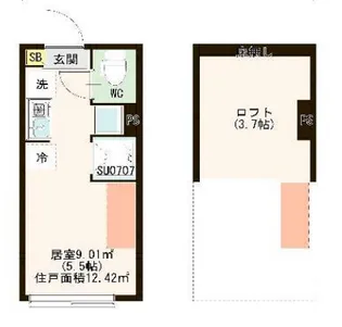 ハーモニーテラス上井草IV【1階】の間取り