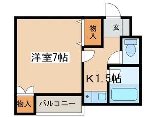 メゾンラトゥ-ル【2階】の間取り