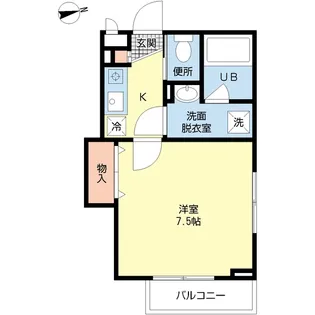 αNEXT新検見川【2階】の間取り