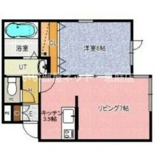 桜ハイツ相生【1階】の間取り