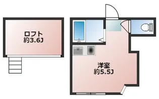 ルース衣笠【2階】の間取り