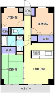 Willdo西所沢【6階】の間取り